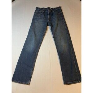 Wrangler Jeans Boys Size 16 Blue Dark Wash Denim Straight Pockets Casual